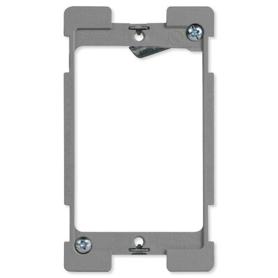 On-Q/Legrand Low-Voltage Swing Bracket with Quick/Click, 1-Gang